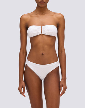 HAUT DE BIKINI BANDEAU AVEC STRASS