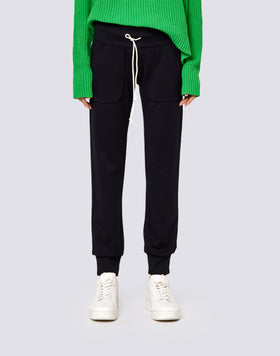 PANTALON DROIT AVEC BAS ÉLASTIQUÉ DEBRA