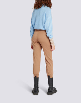 PANTALONI DRITTI CON FONDO ELASTICO DEBRA