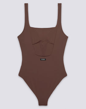 CHINE - MAILLOT DE BAIN ENTIER POUR FEMME AVEC ENCOLURE CARRÉE ET DÉCOLLETÉ PROFOND DANS LE DOS