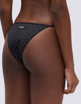 KEER - SLIP AVEC ATTACHES LATÉRALES RÉGLABLES ET STRASS