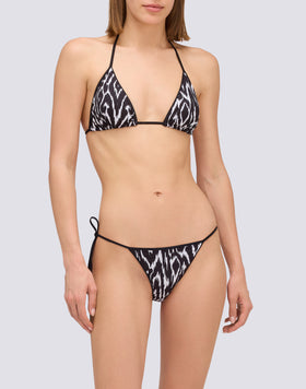 GIAMI - BRAGUITA DE BIKINI ESTAMPADO VIENTO ABSTRACTO