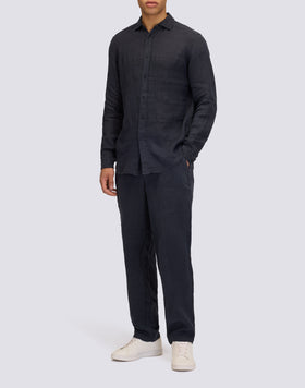 PANTALÓN DE LINO SEMIELÁSTICO