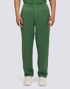 PANTALON EN LIN SEMI-EXTENSIBLE