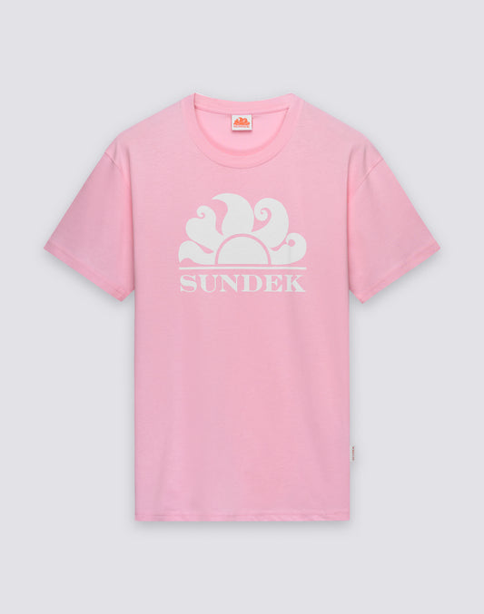 ROUND NECK T-SHIRT WITH LOGO PRINT