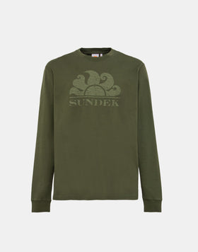 T-SHIRT À MANCHES LONGUES AVEC LOGO