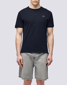 NEW DEY GARMENT DYED CREW NECK T-SHIRT WITH LOGO