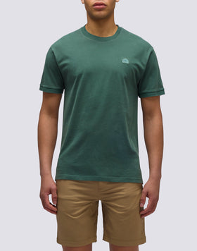 T-SHIRT NEW DEY GIROCOLLO TINTO CAPO CON LOGO
