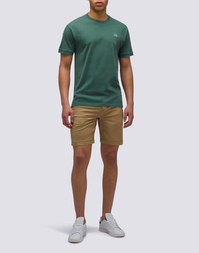 T-SHIRT NEW DEY GIROCOLLO TINTO CAPO CON LOGO