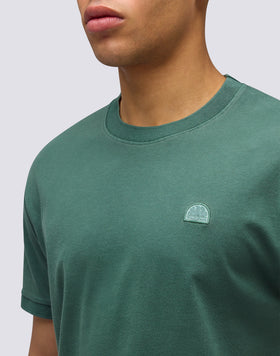 T-SHIRT NEW DEY GIROCOLLO TINTO CAPO CON LOGO