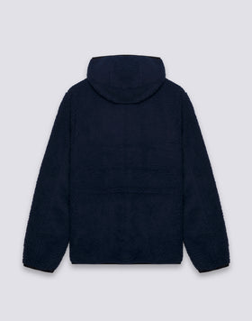 VESTE TEDDY HOMME À CAPUCHE ET ZIP