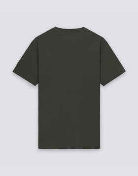 T-SHIRT HOMME À COL ROND AVEC LOGO IMPRIMÉ VERTICAL