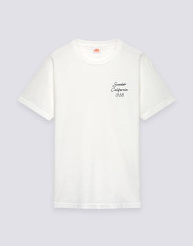 MEN'S CREW NECK T-SHIRT WITH SUNDEK CALIFORNIA 1958 EMBROIDERY