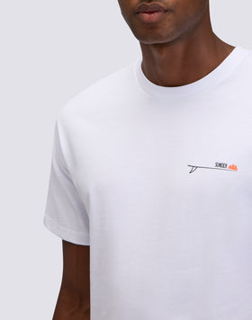 CAMISETA DE CUELLO REDONDO PARA HOMBRE CON ESTAMPADO OLD SCHOOL SURF