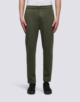 SEMI-ELASTICATED WAIST TROUSERS
