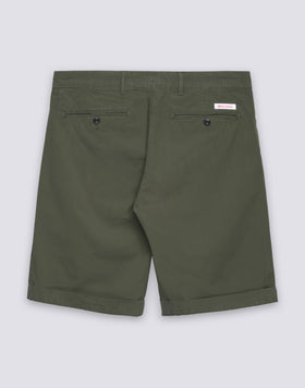 SHORT DE MARCHE HOMME EN POPLIN EXTENSIBLE TEINTE EN PIÈCE