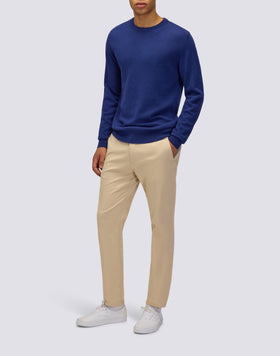 MEN'S CREW NECK SWEATER IN WOOL BLEND