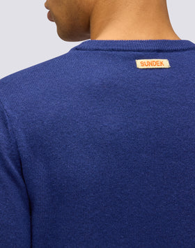 MEN'S CREW NECK SWEATER IN WOOL BLEND