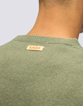 MEN'S CREW NECK SWEATER IN WOOL BLEND