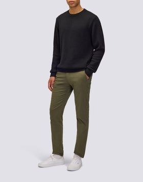 PULL COL ROND HOMME EN LAINE MÉRINOS ET CACHEMIRE