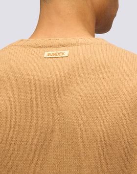 PULL COL ROND HOMME EN LAINE MÉRINOS ET CACHEMIRE