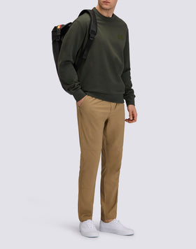 SWEAT-SHIRT HOMME À COL ROND EN COTON INTERLOCK RECYCLÉ