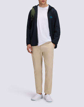 SWEAT À CAPUCHE POUR HOMME EN COTON INTERLOCK RECYCLÉ