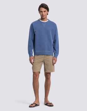 SWEAT-SHIRT HOMME À COL ROND TEIN EN PIÈCE
