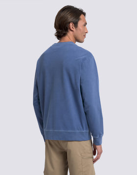 SWEAT-SHIRT HOMME À COL ROND TEIN EN PIÈCE