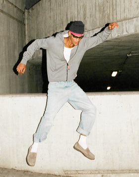 SWEAT-SHIRT À CAPUCHE POUR HOMME AVEC ZIP CENTRAL