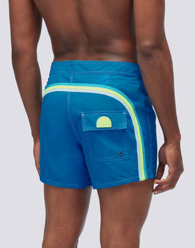 MAILLOT DE BAIN COURT À TAILLE FIXE EN POLY LÉGER