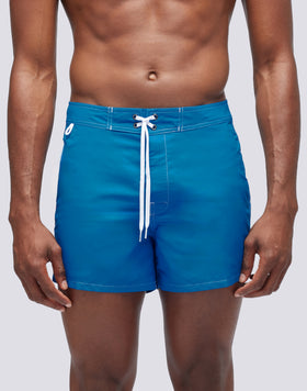 MAILLOT DE BAIN COURT À TAILLE FIXE EN POLY LÉGER