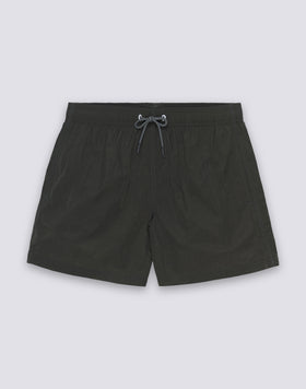 MAILLOT DE BAIN COURT TAILLE ÉLASTIQUÉE FROISSÉE