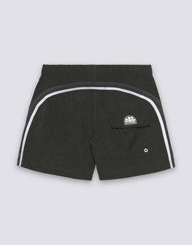 MAILLOT DE BAIN COURT TAILLE ÉLASTIQUÉE FROISSÉE