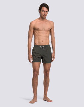 MAILLOT DE BAIN COURT TAILLE ÉLASTIQUÉE FROISSÉE