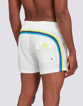 MAILLOT DE BAIN TAILLE COURTE ÉLASTIQUE POLYESTER RECYCLÉ REPREVE®