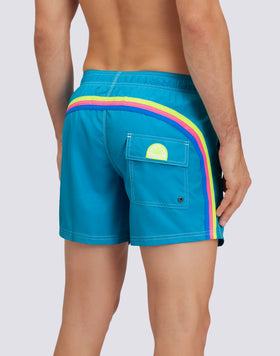 TRAJE DE BAÑO CORTO CINTURA ELÁSTICA POLIÉSTER RECICLADO REPREVE®