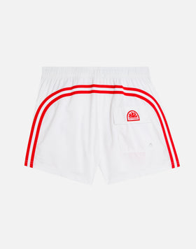 MAILLOT DE BAIN TAILLE COURTE ÉLASTIQUÉE POLYESTER RECYCLÉ REPREVE® DRAPEAU JAPONAIS