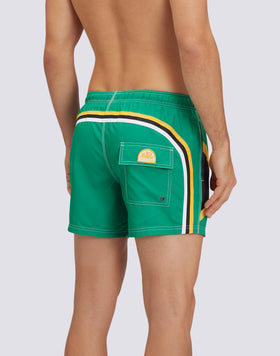COSTUME DA BAGNO CORTO VITA ELASTICATA POLIESTERE RICICLATO REPREVE® BANDIERA SUDAFRICA