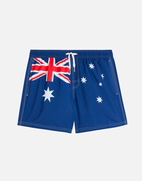 COSTUME DA BAGNO CORTO VITA ELASTICATA POLIESTERE RICICLATO REPREVE® BANDIERA AUSTRALIA