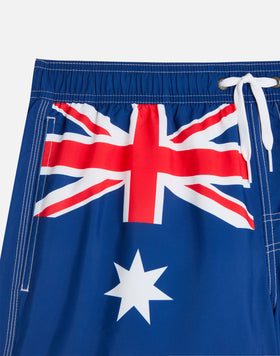 COSTUME DA BAGNO CORTO VITA ELASTICATA POLIESTERE RICICLATO REPREVE® BANDIERA AUSTRALIA