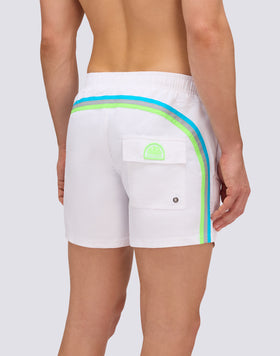 MAILLOT DE BAIN COURT À TAILLE ÉLASTIQUE ICONIC TAFFETA