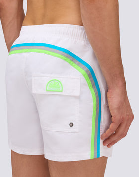 MAILLOT DE BAIN COURT À TAILLE ÉLASTIQUE ICONIC TAFFETA