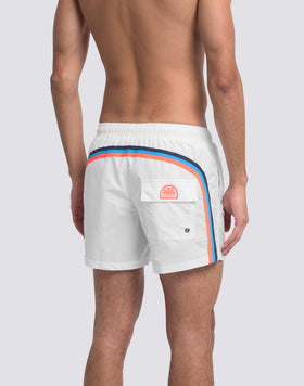 ICONIC TAFFETA SHORT SWIMSHORTS WITH ELASTIC WAIST 
