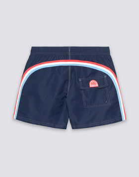 ICONIC TAFFETA SHORT SWIMSHORTS WITH ELASTIC WAIST 