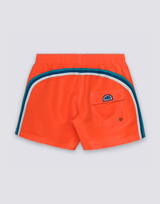 SHORT DE BAIN À TAILLE ÉLASTIQUE TAFFETA ICONIQUE