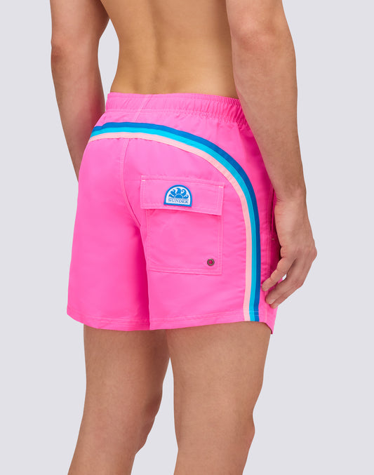 BAÑADOR CORTO CON CINTURA ELÁSTICA ICONIC TAFFETA