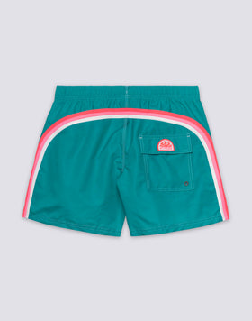 MAILLOT DE BAIN COURT À TAILLE ÉLASTIQUE ICONIC TAFFETA
