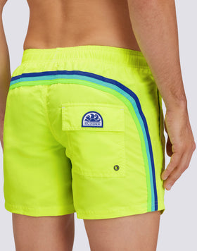 SHORT DE BAIN À TAILLE ÉLASTIQUE TAFFETA ICONIQUE