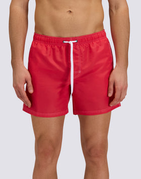 MAILLOT DE BAIN COURT EN TAFFETAS POUR HOMME À TAILLE ÉLASTIQUE